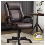Serta Mid-Back Office Chair With Mesh Accents And