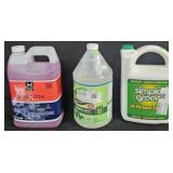 Sanitizer 1 gallon. Odo Ban 1 gallon. Simple