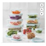 24-Piece Glass Food Storage Set By Glasslock