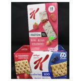 18pk Kelloggs strawberry protein bars. 60ct