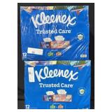 24- Kleenex flat boxes 2-ply