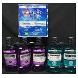 5pk crest pro health advance. 2 1.5L listerine