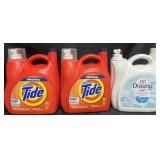 340 fl oz Tide detergent & 150 fl oz Downy soft