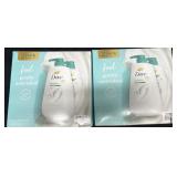 2- Dove body wash 2 pack 61.2 oz per box