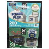 Tall Kitchen Trash bags 13 gal 200ct. Large