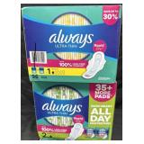always ultra thin pads size 1 96ct. always Long