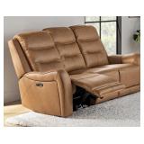 MSRP: $1100 Cooper Power Reclining Leather Sofa