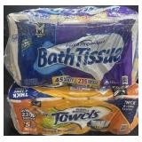 Ultra premium bath tissue 45 rolls. Super