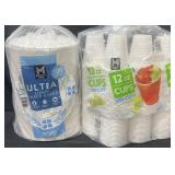 300 Ultra lunch paper plates & 300-12oz
