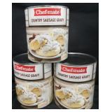 3 6lb 9oz chef mate country sausage gravy