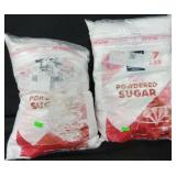 2 7lbs powdered sugar