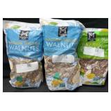 2 48oz natural shelled walnuts. 32oz natural