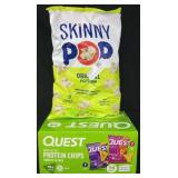 14ct quest variety protein chips. 14oz Skinny pop