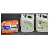 2- Laundry detergent 170oz each. Bounce dryer