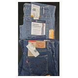 Women's size 12 Levi's jeans and Democracy jeans.
