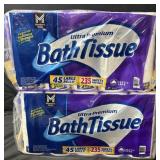 2- Ultra Premium Bath Tissue 45 rolls