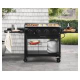 4-Burner Propane Gas Griddle w/ Cover not c