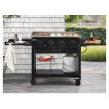 4-Burner Propane Gas Griddle w/ Cover not