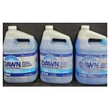3- Dawn pot and pan dish detergent 1 gallon each