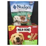 Milk bone dog treats 15lb. Nudges Jerky Cuts