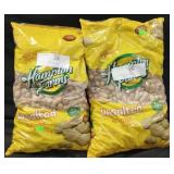 2 5lb Hampton farms unsalted peanuts