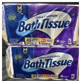 2- Ultra Premium Bath Tissue 45 rolls