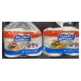 500 Hefty Supreme styrofoam lunch plates