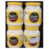 4 64oz dukes real mayo