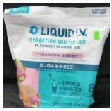 30ct sticks Liquid i.v rainbow sherbet drink mix