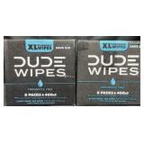 800 XL Dude Wipes flushable wipes