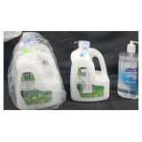 3- Moisturizing Hand Soap 80oz each. Purell hand