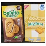 25ct 2pks belvita sandwich dark chocolate creme.