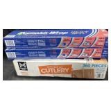 2- Reynolds Wrap 2pack 240sq ft each. Clear