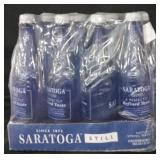 12pk Saratoga still spring water