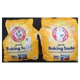 2- Arm and Hammer baking soda 13.5lb each