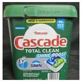 Cascade Total Clean dishwasher pacs 103 count
