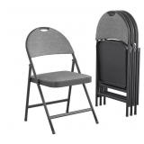 COSCO SmartFold Padded Fabric Folding Chair