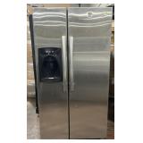 Used-Amana 26 cu ft side by side refrigerator &