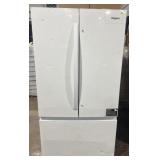 Used-Whirlpool French door refrigerator &