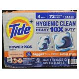 Tide laundry detergent pods 72 count