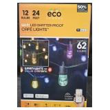 LED Cafe Light string 24ft. Not tested