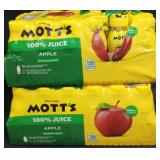 2 24pk motts apple juice