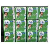 12 square boxes Puffs facial tissues