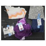 Women's size Large sleep pants, leggings, swim