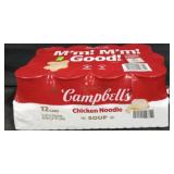 12pk Campbell's chicken noodle soup