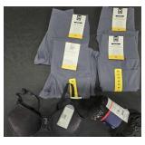 Women's size Medium leggings, Reebok socks and