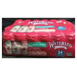 24pk variety Waterloo sparkling water