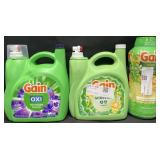 170 fl oz Gain detergent, 143 fl oz Gain fabric