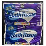 90 large rolls of Ultra Premium Bath Tissue