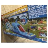 Happy Hop Double slide shark inflatable not